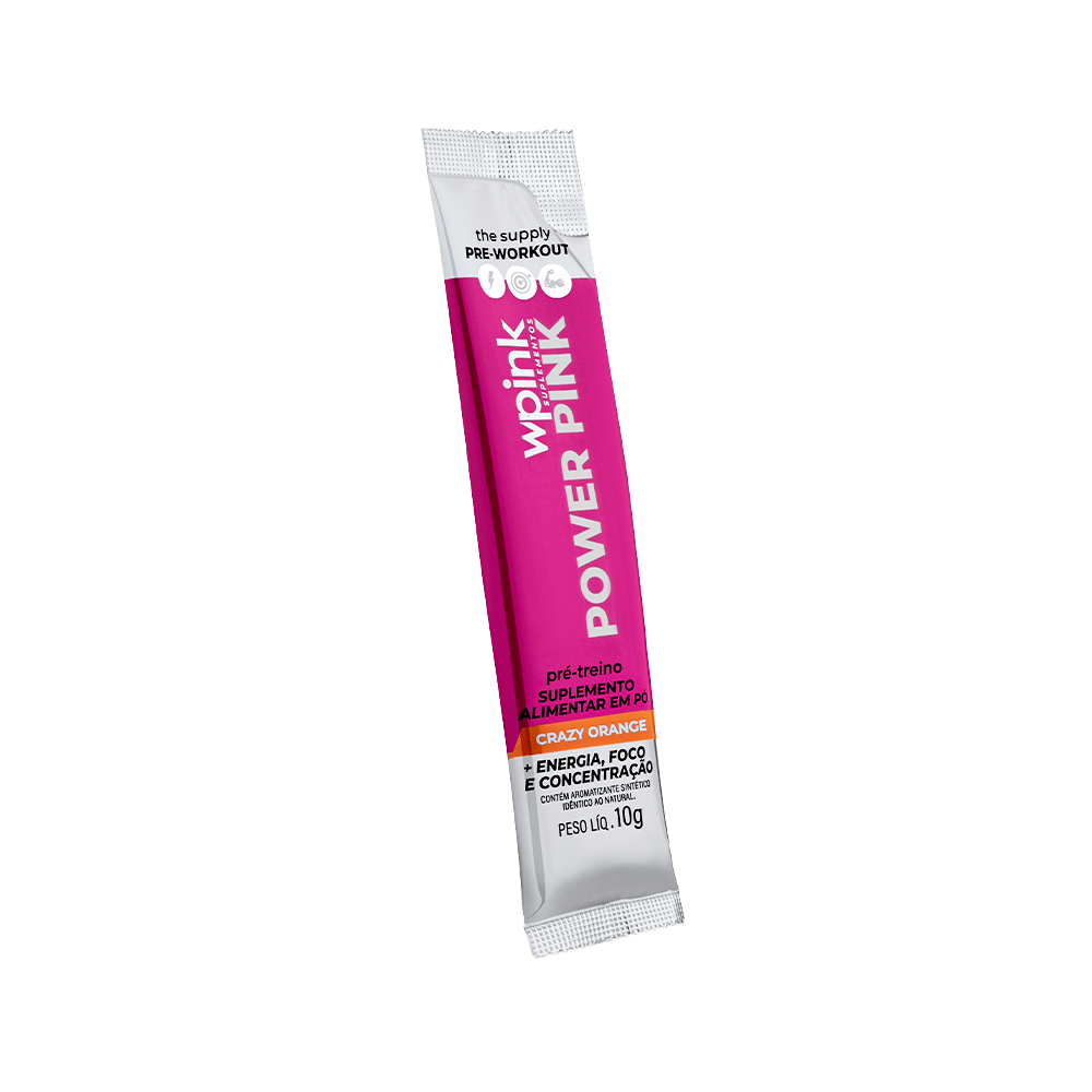 power pink de laranja - pré-treino - 300g - wp - foto 3